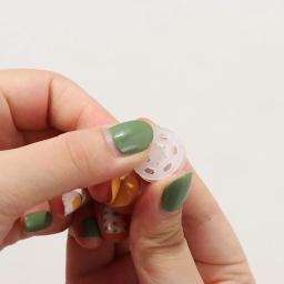 100 pces 7mm/10mm/13mm/15mm/18mm abs prendedores de pressão de plástico botão parafuso prisioneiro acessório de costura diy artesanato artesanal - Image 4