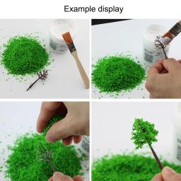 Simulação De Grama De Árvore Em Pó, Fabricação De Modelos DIY, Materiais De Árvores, Construção De Arquitetura, Diorama De Cena Militar, 125ml por Garrafa - Image 5