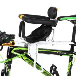 Assento de segurança infantil para bicicleta, selim frontal para bebês com pedais de pé, suporte para descanso traseiro para bicicleta de estrada mtb, acessórios - Image 6