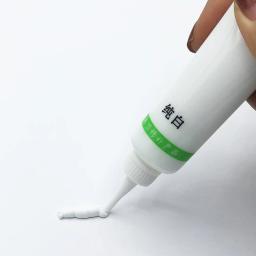 Tinta branca pura para reparo de móveis, Tinta para porta e chão de madeira, Agente de reparo Scratch Crack, 18g - Image 1