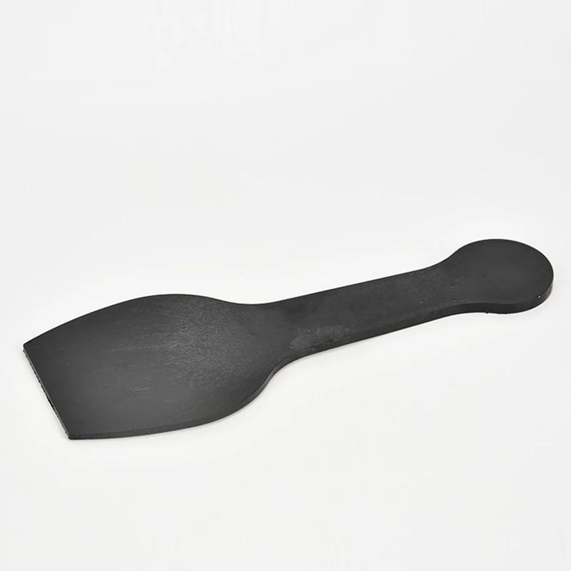 Ferramentas da arte da cerâmica preto plástico clapper argila espátula amassar pá lama diy escultura cerâmica ferramenta auxiliar ferramentas de modelagem - Image 1