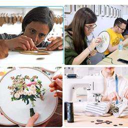 Conjunto de agulhas de costura de aço inoxidável, 55 peças, ferramentas de pontos manuais, artesanato diy, roupas, bordado, acessórios de costura, ferramenta de agulhas para casa - Image 5