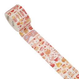 1 rolo de fita washi fat planet 2.0 série personagem bonito scrapbooking material decorativo fitas adesivas diário adesivos - Image 5