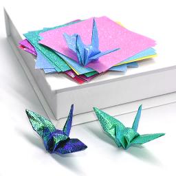 Papel origami quadrado multi tamanho, 10 cores, 50 peças, lado único, brilhante, dobrável, crianças, faça você mesmo, colorido, scrapbooking, artesanato, decoração - Image 6