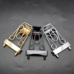 6 cordas jazz archtop guitarra trapézio tailpiece com quadro com fio oco semi oco guitarra elétrica-cromo/ouro/preto - Image 3