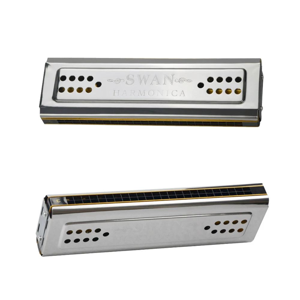 Dupla face Harmonica, órgão da boca, instrumentos de sopro, ambos os lados, 24 buracos, C e G - Image 1