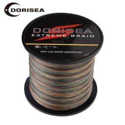 DORISEA Novo Camo 8 Fios de Alta Qualidade 100M 300M 500M 1000M 1500M 2000M Extrema Linha de Pesca Trançada PE Fio de Pesca - Image 1