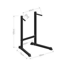 Barras paralelas internas multi-funcionais com flexão e extensão dos braços, equipamento de treinamento da aptidão em casa - Image 6