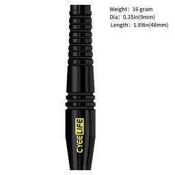 CyeeLife-Copper Dart Barrels, Punho para Soft Tip Dart e Ponta de Aço, Acessórios Play, 16g, 10g, 14g, 6pcs - Image 2