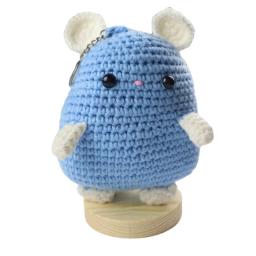 Conjunto de 4 crochê amigurumi suporte base madeira mão artesanato feltro arte pano boneca suporte diy ferramenta acessórios - Image 2