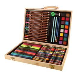 Conjunto pincéis para crianças, caixa jardim infância, ferramentas pintura, presente, materiais arte - Image 1