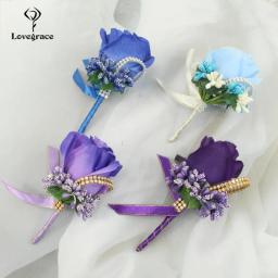 Buttonhole Flores para Homens e Mulheres, Broches De Rosa De Seda, Boutonniere para Senhoras, Groomsmen Do Noivo, Acessórios De Decoração De Festa De Casamento - Image 4