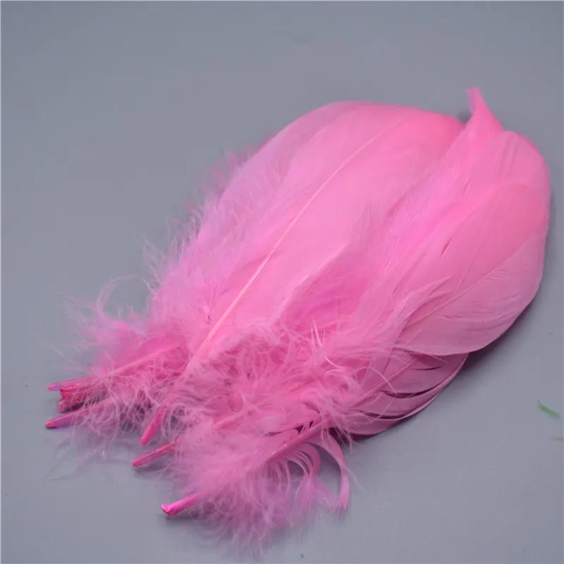 Penas de ganso naturais para artesanato, vestuário decorativo de 5-7 "13-18cm para casamento - Image 1