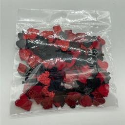 Conjunto de bolinhas de poker, confetes com glitter, decorações de festas, tema de aniversário, mesa dispersa de bolinhas com 100 peças/200 peças - Image 2