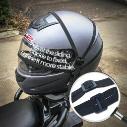 Novo capacete da motocicleta elástico corda cinta de borracha retrátil de alta resistência elástico correias de tensão banda bagagem moto capacete - Image 2