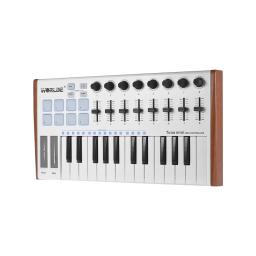 Controlador MIDI WORLDE ATUM 25-Chave MINI Ultra-PortableUSB 8 RGB Backlit Teclado Controlador MIDI Trigger Pads - Image 4