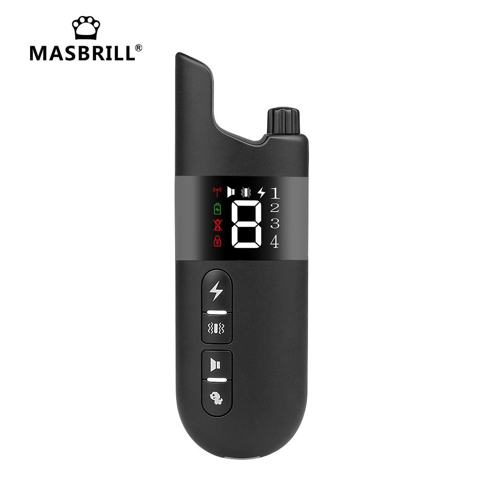 Pet treinamento de controle remoto coleira do cão com vibração choque som recarregável elétrica à prova dwaterproof água colar de treinamento do cão suprimentos - Image 1