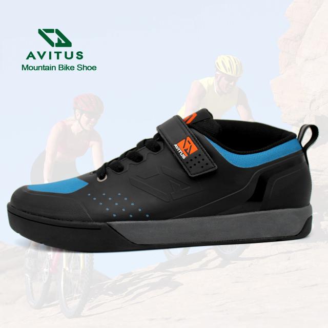 Zapatilhas Avitus de MTB para Mountain Bike com Sola de Borracha, Compatíveis com Parafusos SPD para Enduro e Ciclismo