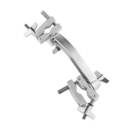 Universal Metal Drum Mount Bracket Suporte Suporte Suporte Suporte Braçadeira ajustável Acessórios de montagem Peças de percussão Cowbell Instrumento de percussão 1Pc - Image 2