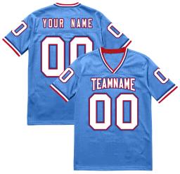 Nome do ponto do jérsei de futebol americano personalizado de costura/número rugby jérsei formação bordado logo camisas de futebol masculino/senhora/juventude - Image 5