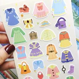 Bonito scrapbooking coreia adesivos diário lixo diário acessórios de papelaria telefone planejador decoração da menina adesivo diy hobbies - Image 4