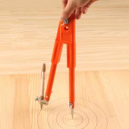 Profissional lápis compasso círculo linha marcação scriber calibre divisor ajustável para carpintaria decoração ferramentas - Image 6
