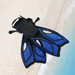 Snorkeling Mergulho Swim Fins Portátil Ajustável Scuba Diving Flippers Profissional Snorkel Pé Flippers Para Natação Acessórios - Image 3