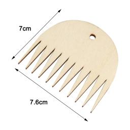 Ferramenta De Tecelagem De Tapeçaria Trançada, Pente De Tear De Madeira, Ferramentas DIY, Recentemente - Image 5