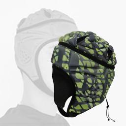 Capacete de rugby ajustável eva acolchoado chapelaria futebol goleiro cabeça macia protetor capacete protetor para unisex jovens adultos - Image 6