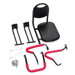 Sela de couro PU para bicicleta, assento traseiro para criança, bicicletário, almofada de descanso traseiro, acessórios para bicicleta, sela de bicicleta - Image 6