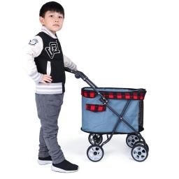 Transportador dobrável para cães e gatos, carrinho de pelúcia, pequeno chiens portátil andando suprimentos, acessórios para gatos - Image 4