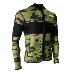 Neoprene Scuba Diving Wetsuit, Jaqueta Térmica Quente, Top, Snorkeling, Surf, Natação, Kayak, Jetski, Inverno, S-XXL, 2.5mm - Image 6
