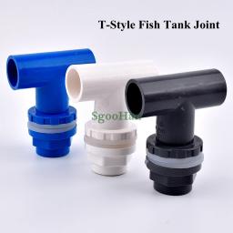 Conector de tubo de pvc para aquário, acessórios de suprimento de água para tanque de peixes, conector de transbordamento, 2 ~ 10 peças, 20mm em estilo t - Image 1