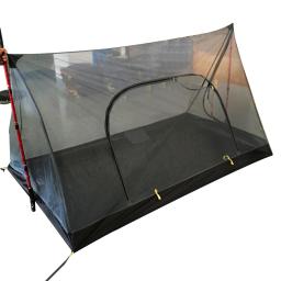 Nenhum-pólo portátil em forma de barraca de acampamento mosquiteiro rede total fio net tenda ultra leve quantitativa equipamentos ao ar livre suprimentos - Image 1