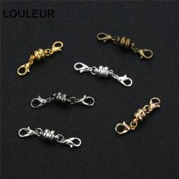 Fechos magnéticos de cobre com Fechos Lagosta, Conectores para colares e pulseiras, Descobertas Jóias DIY, 38x7mm, 10 conjuntos por lote - Image 3