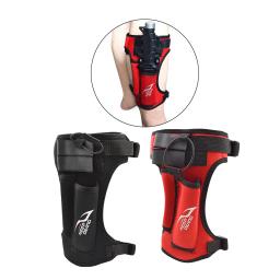 Faixa de neoprene para faca de mergulho, suporte de perna com 2 bolsos, equipamento de mergulho ajustável, gancho e fecho de laço - Image 1