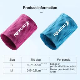 Esporte sweatband para ginásio yoga voleibol mão suor banda de pulso suporte respirável gelo refrigeração tênis pulseira envoltório - Image 3