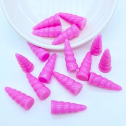 20 pçs nova resina bonito mini unicórnio chifre de volta plana cabochão scrapbook kawaii diy enfeites acessórios k52 - Image 3