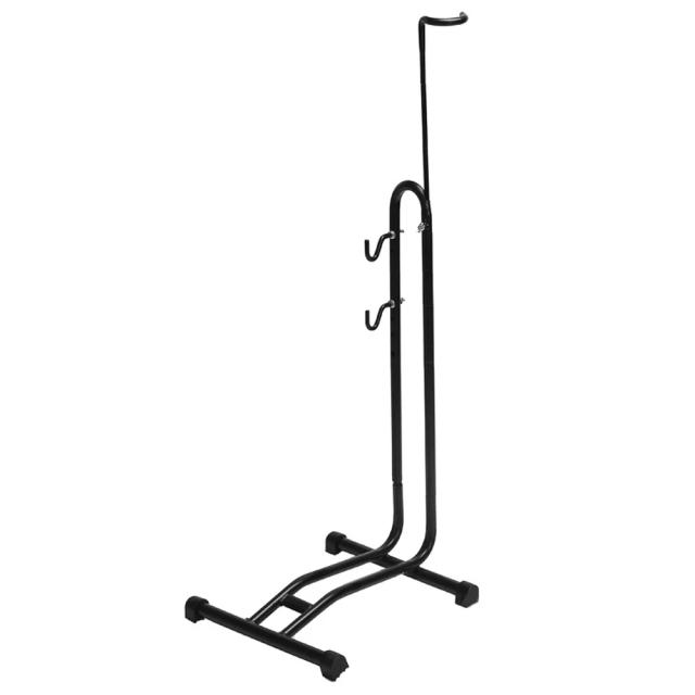 Suporte Vertical para Bicicleta: Rack de Estacionamento 3 em 1 para Garagem e Manutenção de Mountain Bikes