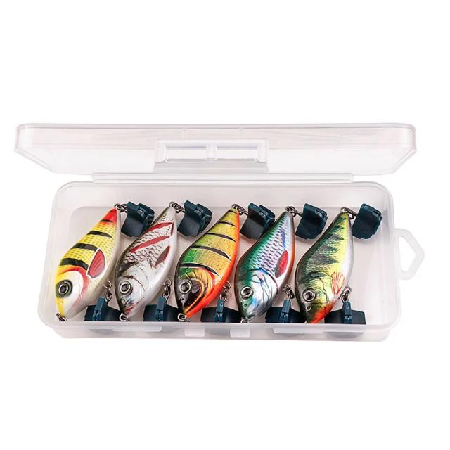 TREHOOK Jerkbait Lento 5 Peças 6cm 13g - Domine as Águas com Precisão Inigualável