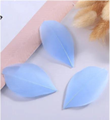 Penas de ganso 50 peças 4-8cm, mistura natural de cores penas de ganso para artesanato diy, confecção de joias, acessórios de decoração de festa de casamento - Image 1