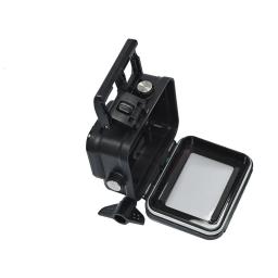 Capa protetora para gopro, à prova d'água, case preto, proteção para mergulho, subaquática - Image 4