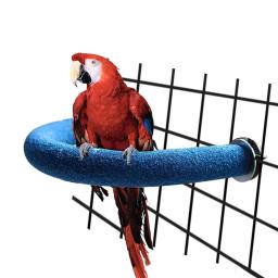 Papagaio animal de estimação u forma barra suporte poleiro moagem garra brinquedo suprimentos pássaro gaiola decoração acessórios do pássaro - Image 2