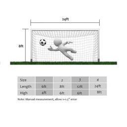 Rede do cargo do objetivo do futebol, rede do futebol, ostenta a substituição, 6x4ft, 8x6ft, 12x6ft, 24x8ft - Image 5