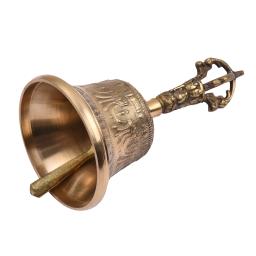 Sino de bronze budista tibetano, sino de mão com vajra almofadado para meditar, instrumentos de percussão para música de crianças - Image 2
