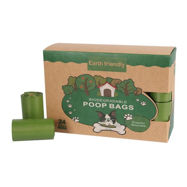 Sacos Biodegradáveis para Cocô de Cachorro com Dispensador - 360 Unidades de Resíduos Ecológicos para Animais de Estimação