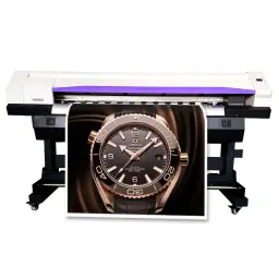Máquina de impressão do quadro de avisos do grande formato 6ft 1.8m eco solvente vinil que imprime a impressora interna exterior 1.8 - Image 1