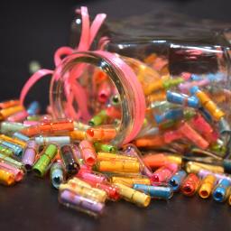 Cápsula de festa de aniversário e casamento, suprimentos de chá de bebê, mini mensagem, presentes para a namorada, adereços de expressão, 100 peças - Image 6