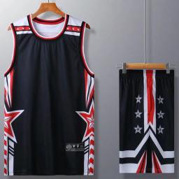 Rapidamente seco respirável meninos basquete jerseys camisa camisas esportivas e shorts atléticos conjunto para homens jovens mulheres camisa de basquete - Image 1