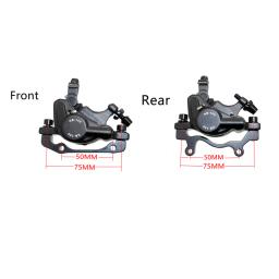 ZOOM XTECH-Pinças de disco hidráulico para bicicletas, rotor dianteiro e traseiro, HB100, G3, 160mm, 180mm, MT200, M315, 160mm - Image 6